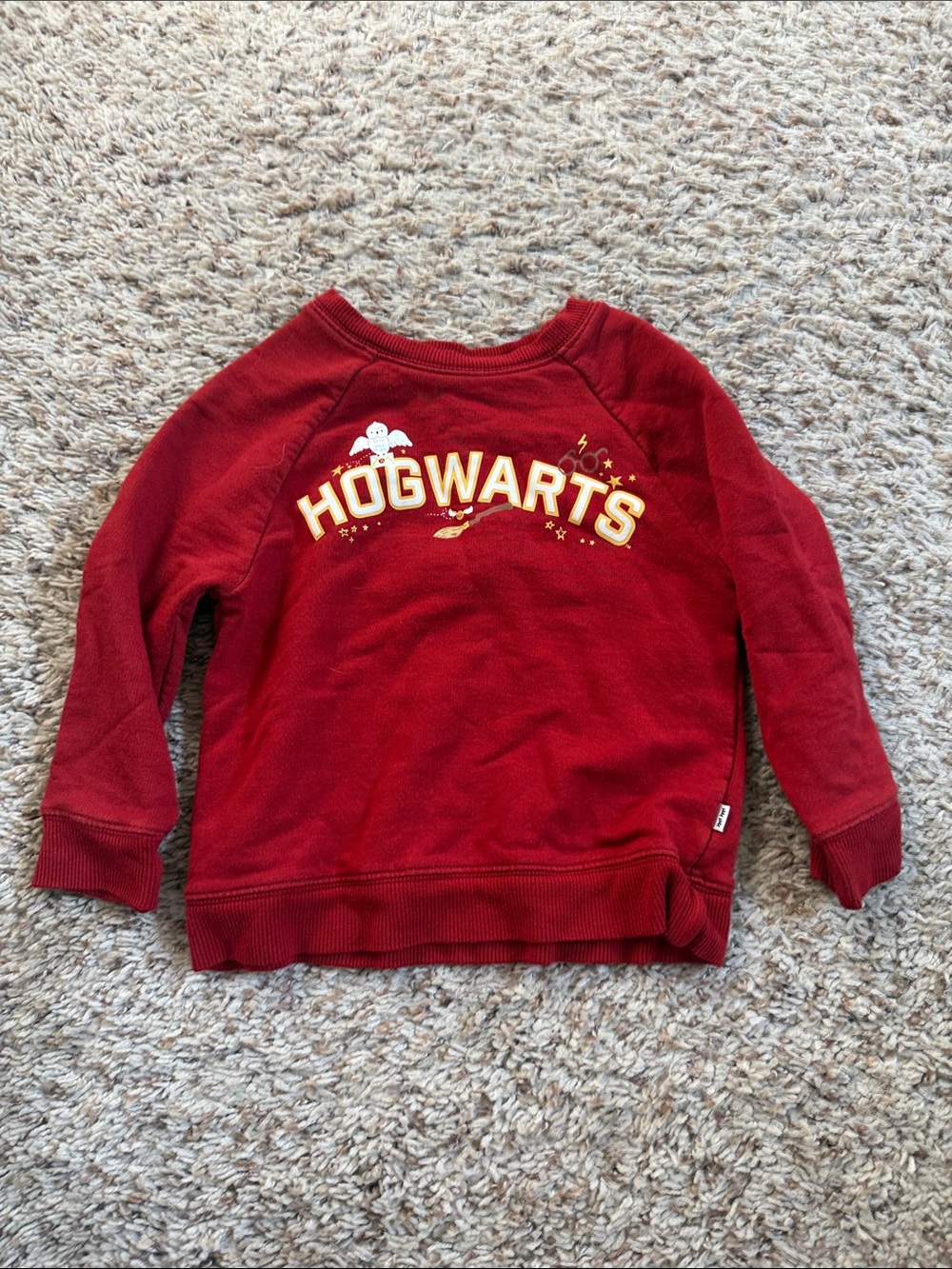 Little Sleepies Hogwarts Red Kids Sweatshirt